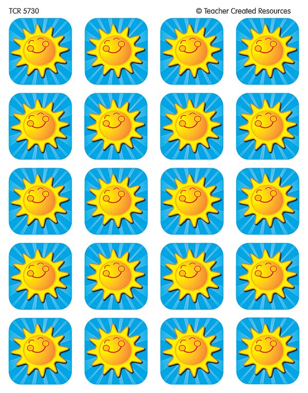 TCR5730 Summer Sunshine Stickers Image