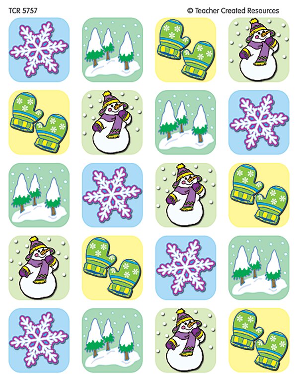 TCR5757 Winter Season Stickers Image