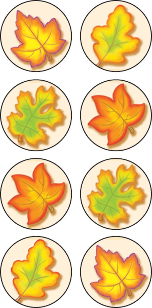 TCR5769 Fall Mini Stickers Image