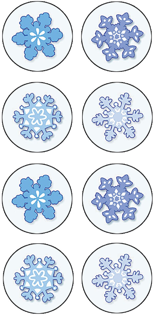 TCR5770 Winter Mini Stickers Image