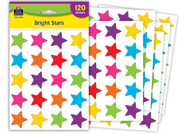 TCR5796 Bright Stars Stickers Image