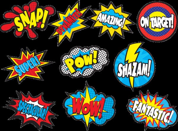 TCR5835 Superhero Sayings Accents Image