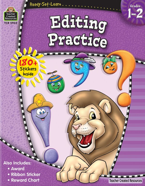 TCR5932 Ready-Set-Learn: Editing Practice Grade 1-2 Image