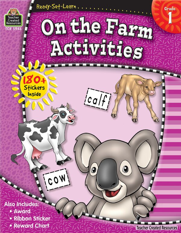 TCR5946 Ready-Set-Learn: On the Farm Activities Grade 1 Image