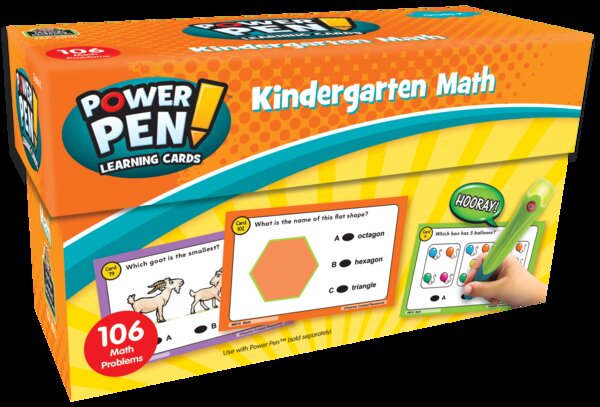 TCR6010 Power Pen Learning Cards: Math Grade K Image