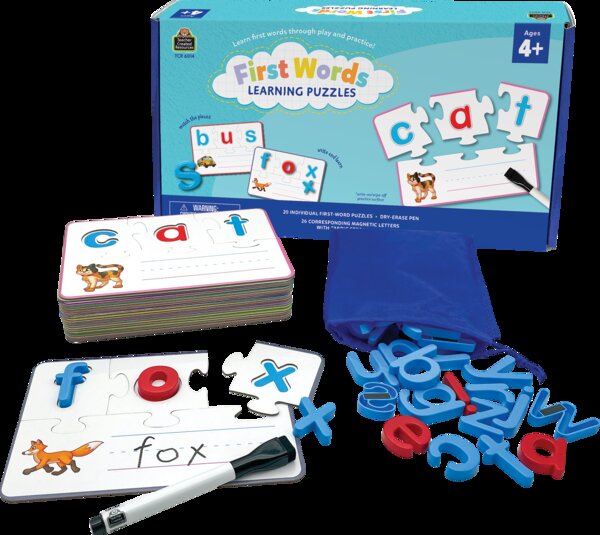 TCR6014 Learning Puzzle: First Words Image