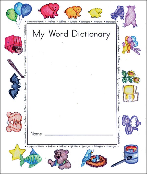 TCR60141 My Own Word Dictionary Image