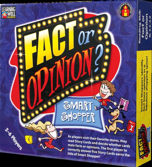 TCR60401 Fact or Opinion Game Blue Level Image