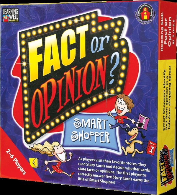 TCR60402 Fact or Opinion Game Red Level Image