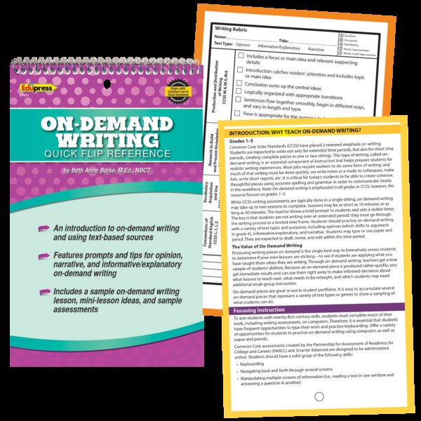 TCR60671 Quick Flip Guide to On-Demand Writing Image