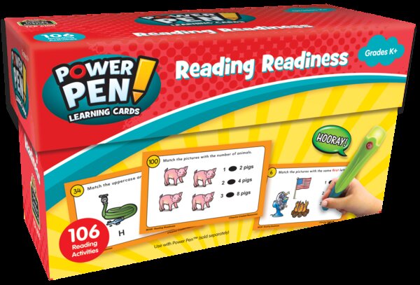 TCR6100 Power Pen Learning Cards: Reading Readiness Image