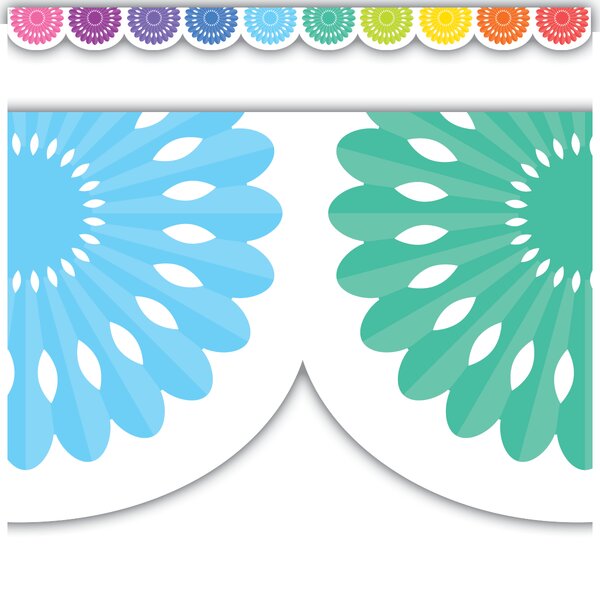 TCR6106 Colorful Fiesta Die-Cut Border Trim Image