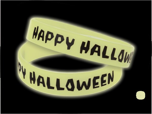 TCR6119 Happy Halloween Glow-in-the-Dark Wristbands 10-Pack Image