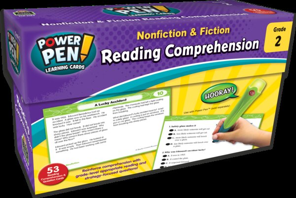 TCR6184 Power Pen Learning Cards: Reading Comprehension Grade 2 Image