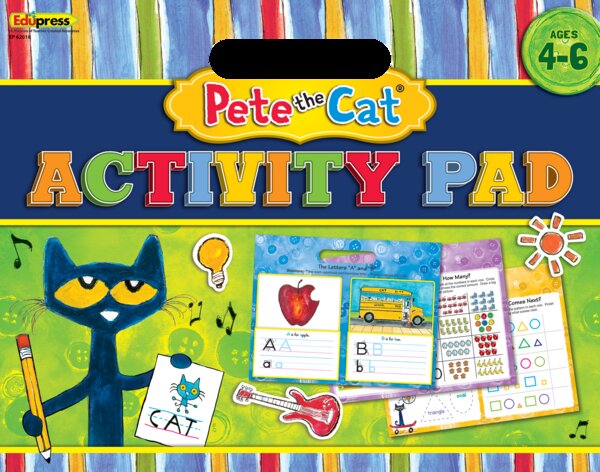 TCR62018 Pete the Cat Activity Pad Image