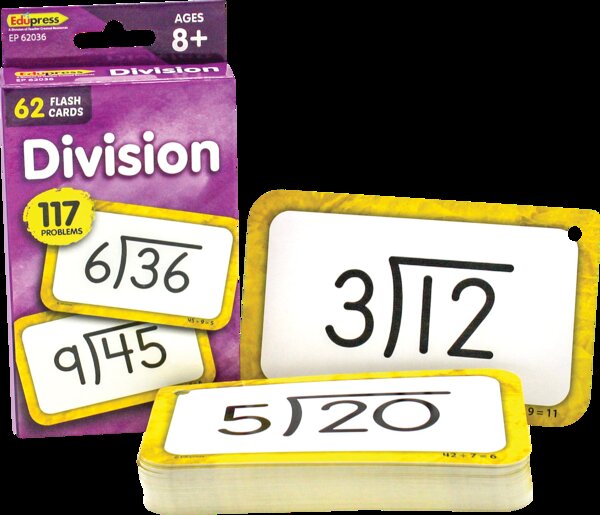 TCR62036 Division Flash Cards Image