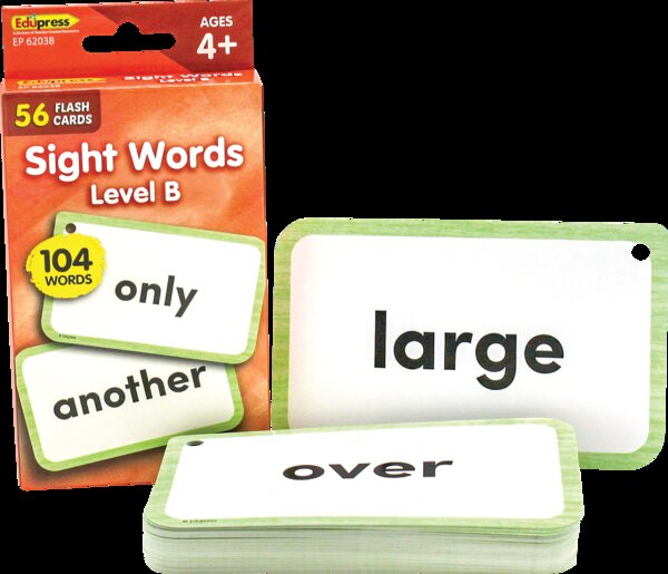 TCR62038 Sight Words Flash Cards - Level B Image