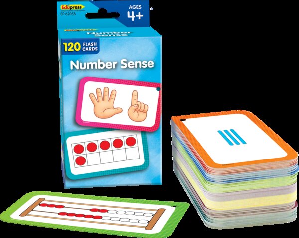 TCR62058 Number Sense Flash Cards Image