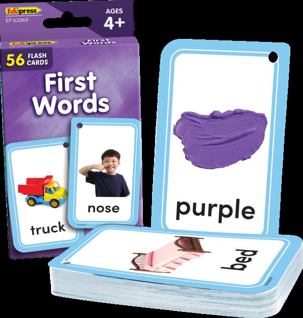 TCR62069 First Words Flash Cards Image