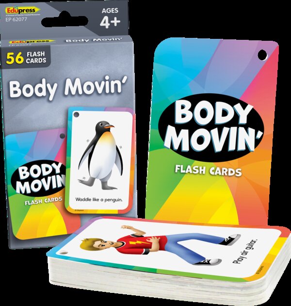 TCR62077 Body Movin’ Flash Cards Image