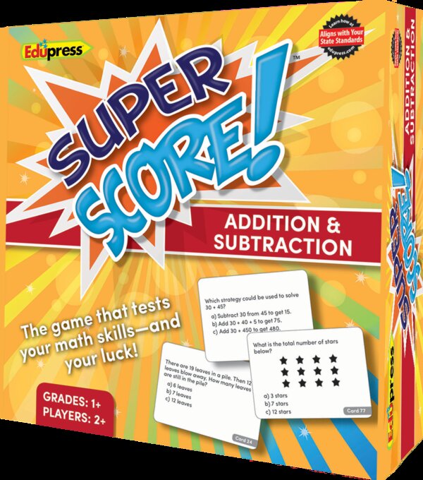 TCR62080 Super Score Game Addition/Subtraction Grades 1-2 Image