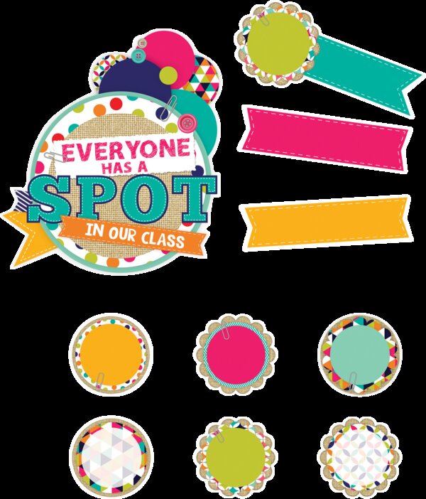 TCR62090 Everyone Has a Spot in Our Classroom Bulletin Board Image