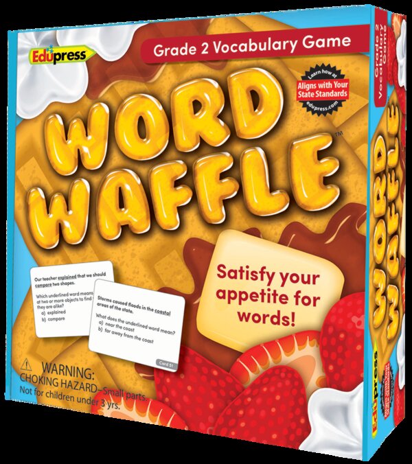 TCR62093 Word Waffle Game Grade 2 Image