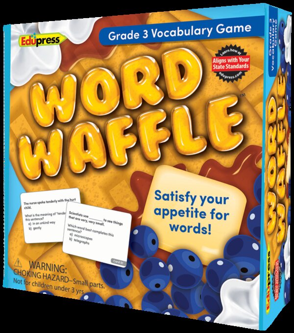 TCR62094 Word Waffle Game Grade 3 Image