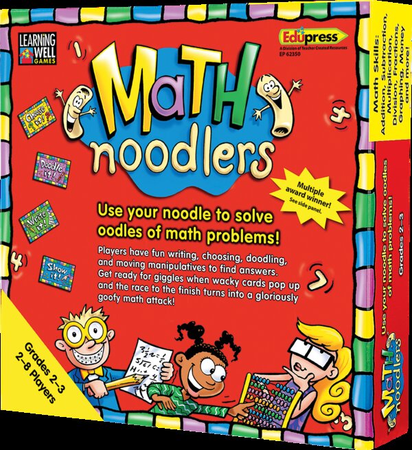 TCR62350 Math Noodlers Game Grades 2-3 Image