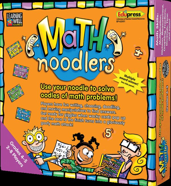 TCR62351 Math Noodlers Game Grades 4-5 Image