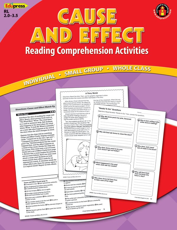 TCR62362 Reading Comprehension Book Cause & Effect Red Level Image