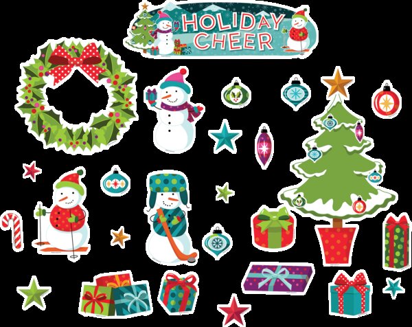 TCR62394 Holiday Cheer Mini Bulletin Board Image