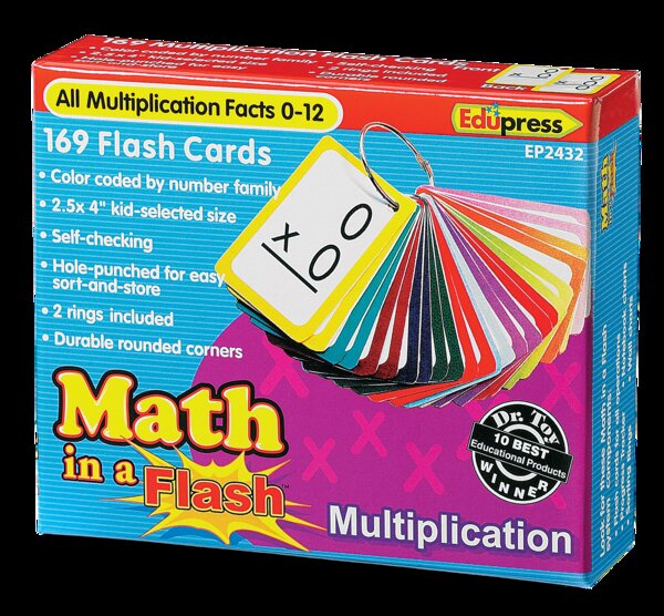 TCR62432 Math in a Flash Cards: Multiplication Image