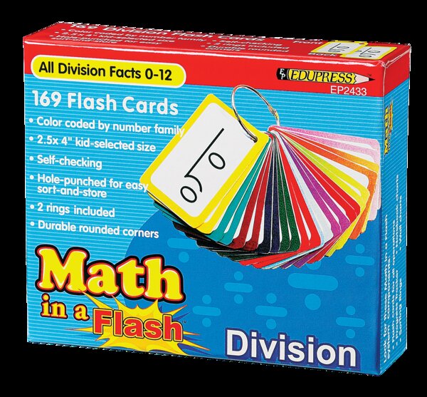 TCR62433 Math in a Flash Cards: Division Image