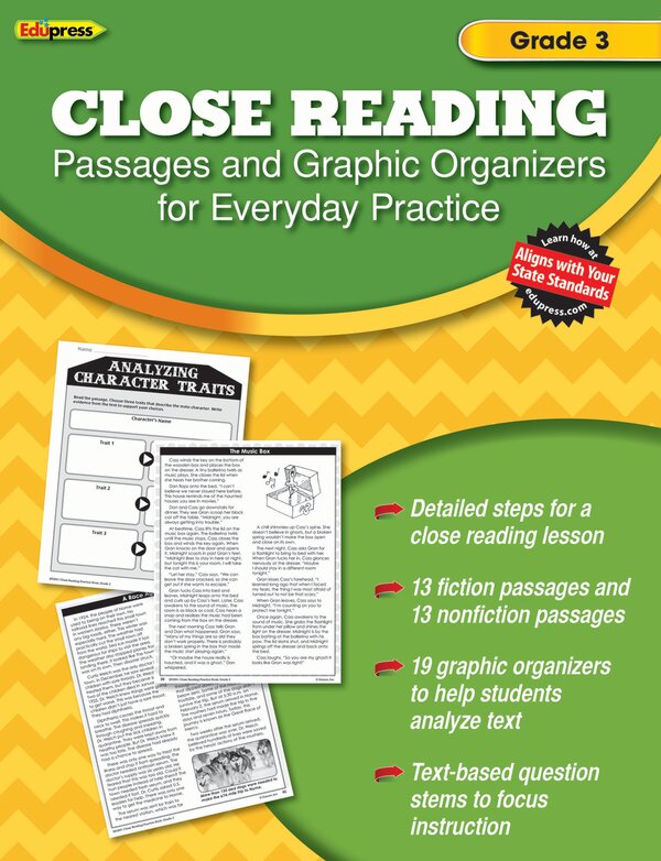 TCR62561 Close Reading Practice Book Grade 3 Image