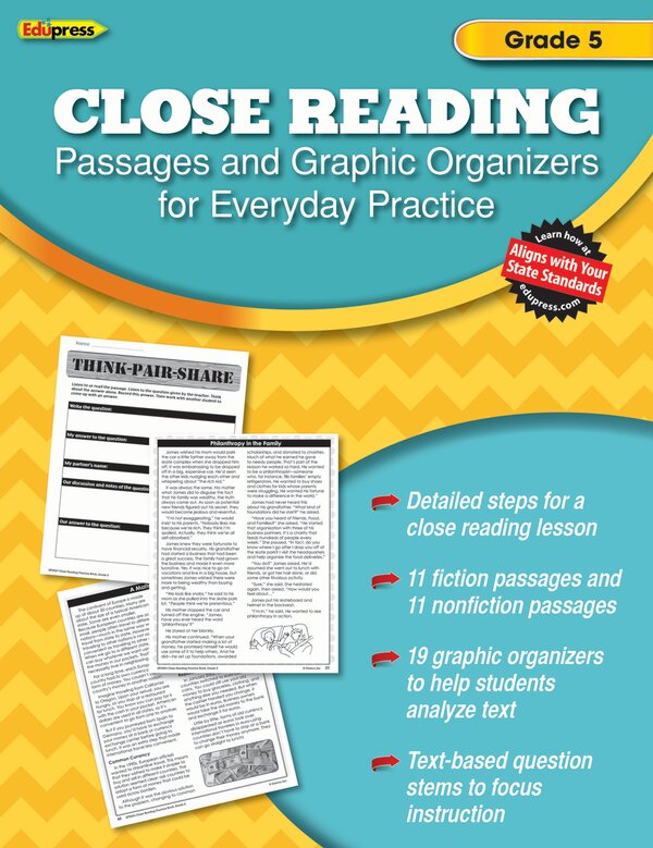 TCR62563 Close Reading Practice Book Grade 5 Image