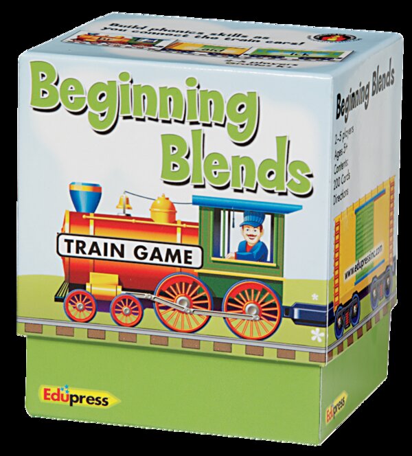 TCR62596 Phonics Train Game: Beginning Blends Image