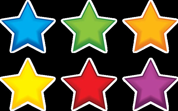 TCR62663 Colorful Stars Mini Accents Image