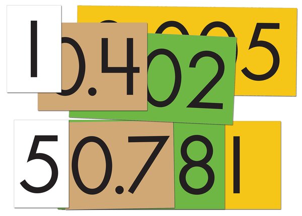 TCR626641 Sensational Math Place Value Cards: 4-Value Decimals to Whole Numbers Image