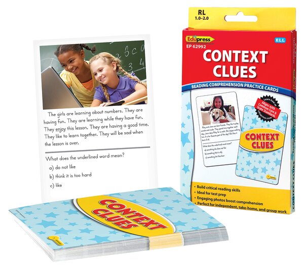 TCR62992 Context Clues Practice Cards Yellow Level Image