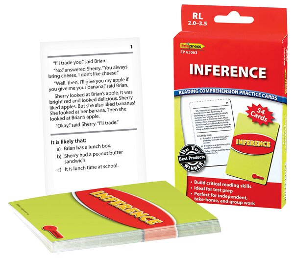 TCR63063 Inference Practice Cards Red Level Image