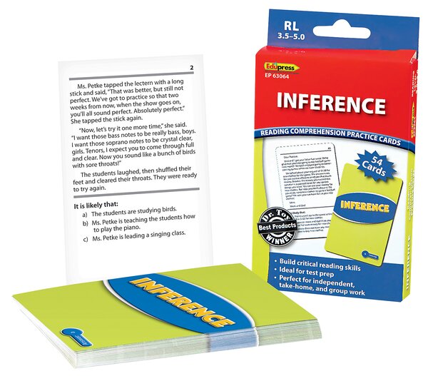 TCR63064 Inference Practice Cards Blue Level Image