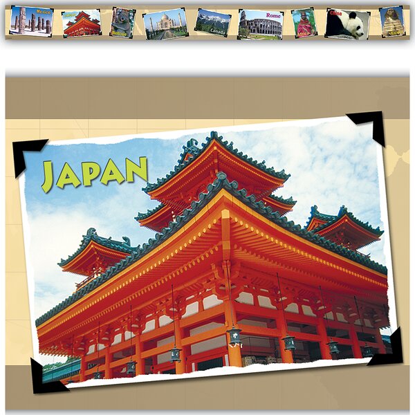 TCR63222 Around the World Straight Border Trim Image