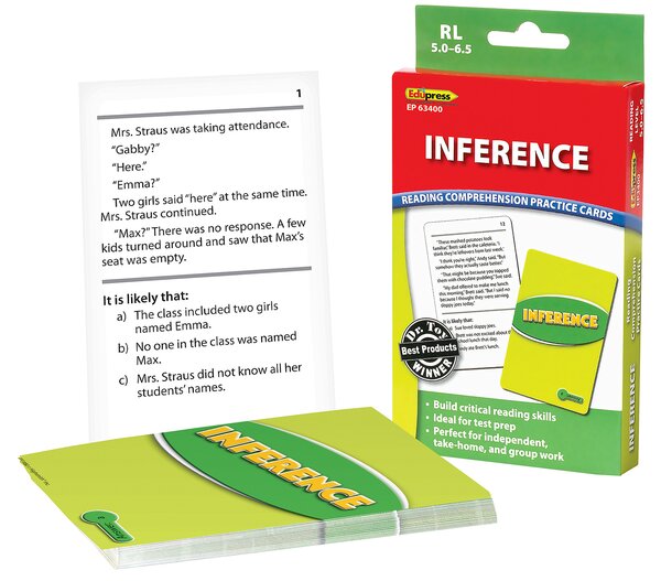 TCR63400 Inference Practice Cards Green Level Image