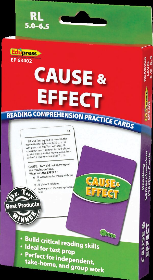 TCR63402 Cause & Effect Practice Cards Green Level Image