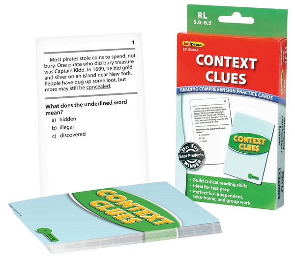 TCR63404 Context Clues Practice Cards Green Level Image