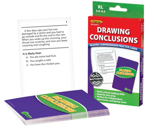 TCR63417 Drawing Conclusions Practice Cards Green Level Image