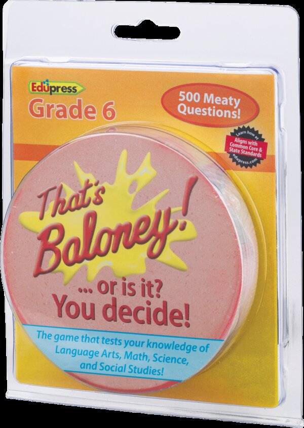 TCR63484 That's Baloney! Game Grade 6 Image