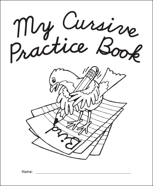 TCR63880 My Own Cursive Practice Book Image