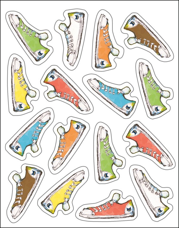 TCR63936 Pete the Cat Groovy Shoes Stickers Image